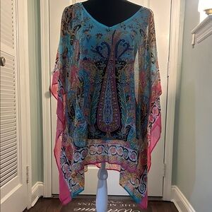 Lane Bryant Multicolor Paisley Tunic